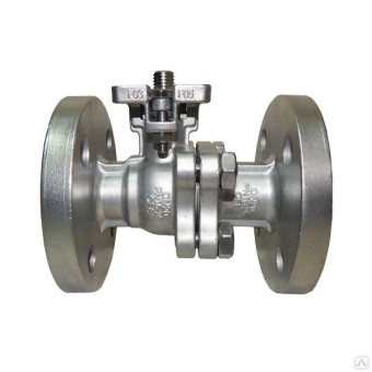 Кран шаровой полнопроходной двухсоставной 1/2" фланцевый с площадкой ISO5211, сталь 30Л Кран шаровой полнопроходной двухсоставной 1/2" фланцевый с площадкой ISO5211, сталь 30Л