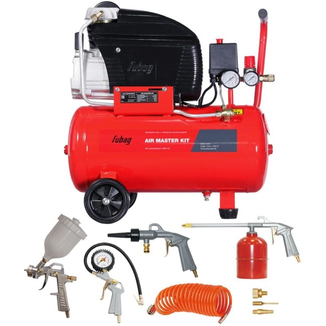 Компрессор поршневой FUBAG Air Master Kit 6 масляный Компрессор поршневой FUBAG Air Master Kit 6 масляный