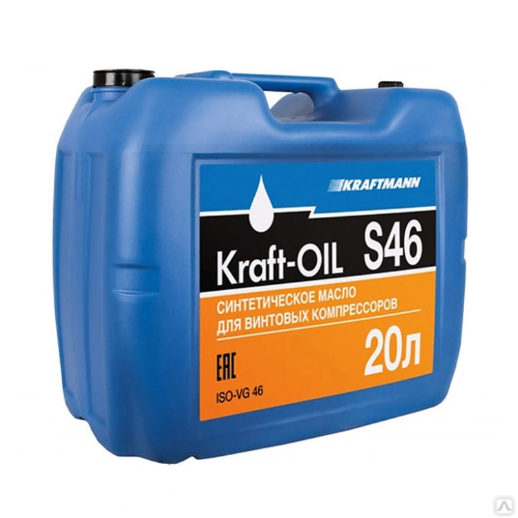 Масло компрессорное для винтовых компрессоров 46 Kraft. Kraft-Oil s46 (20 л.) -. Масло для компрессора Kraft-Oil s46. Kraft-Oil s46 артикул. Какое масло можно в компрессор