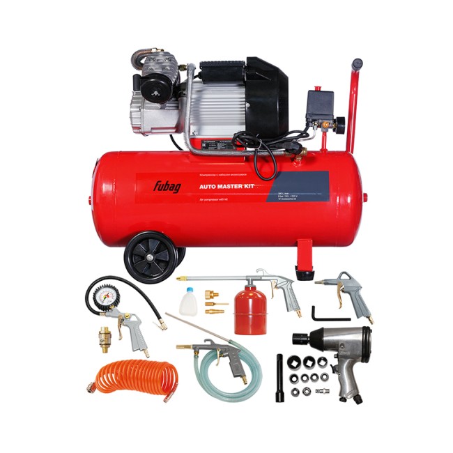 Компрессор VDC/50 AUTO MASTER KIT + 10 предметов Fubag - 641270 Компрессор VDC/50 AUTO MASTER KIT + 10 предметов Fubag - 641270