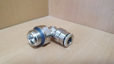 Фитинг цанга угловой поворотный 6-G1/4 уплотнительное кольцо